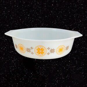 Vintage Pyrex Town & Country 2.5 Quart Casserole Oval Dish Without Lid Bowl VTG